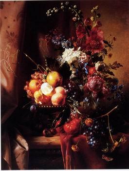 unknow artist Floral, beautiful classical still life of flowers.108